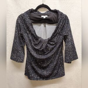 Halston Ladies Flare Sleeve Off the Shoulder Top in Size S/P